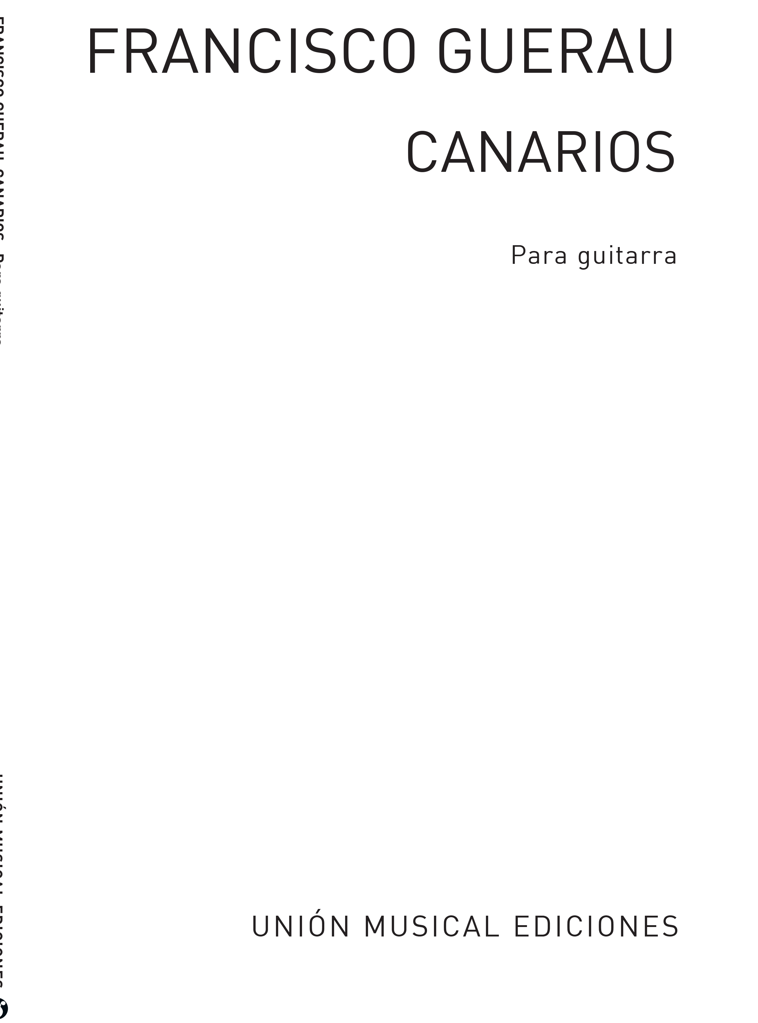 Guerau: Canarios (Azpiazu) for Guitar