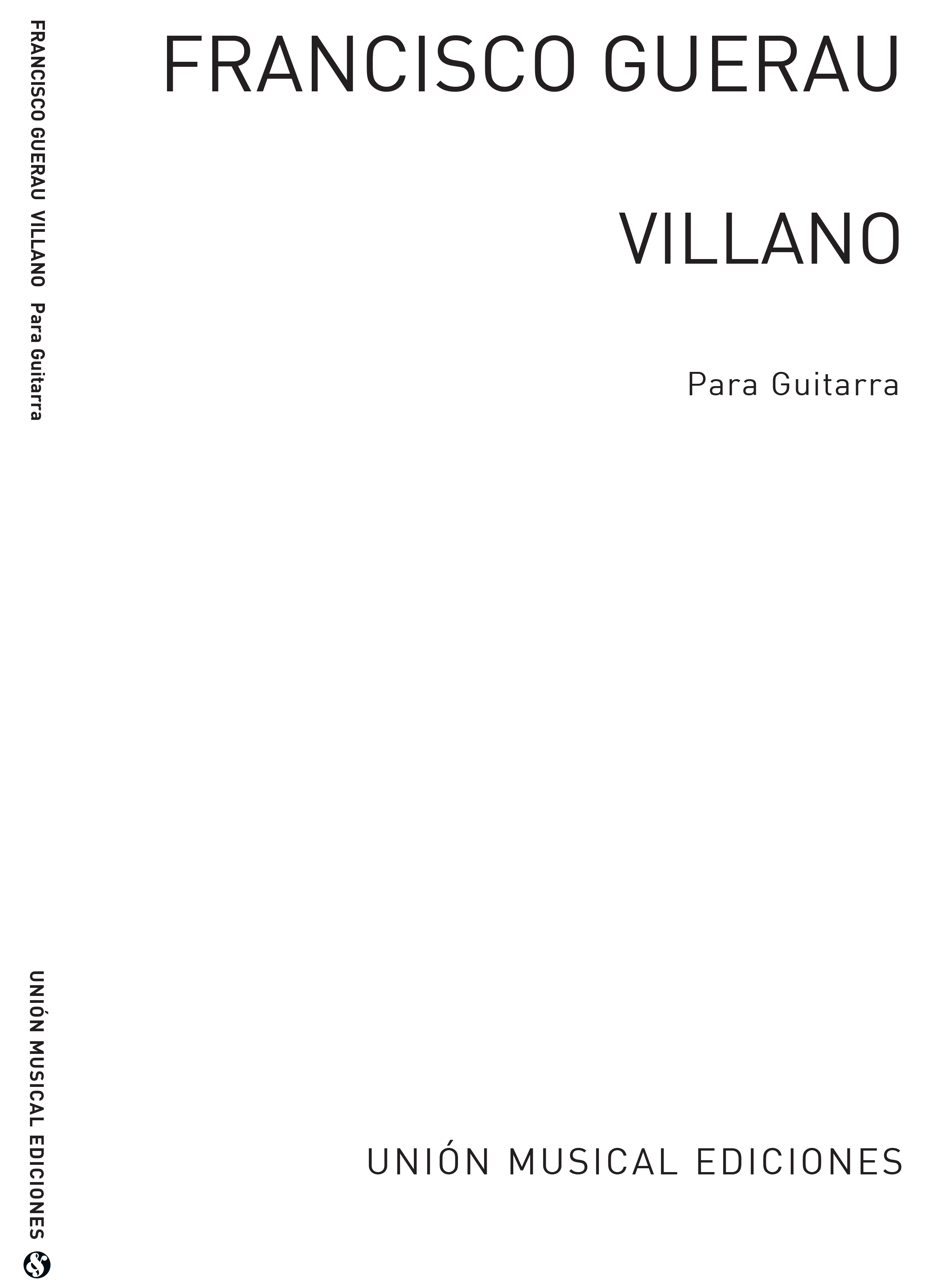 Guerau: Villano (Azpiazu) for Guitar