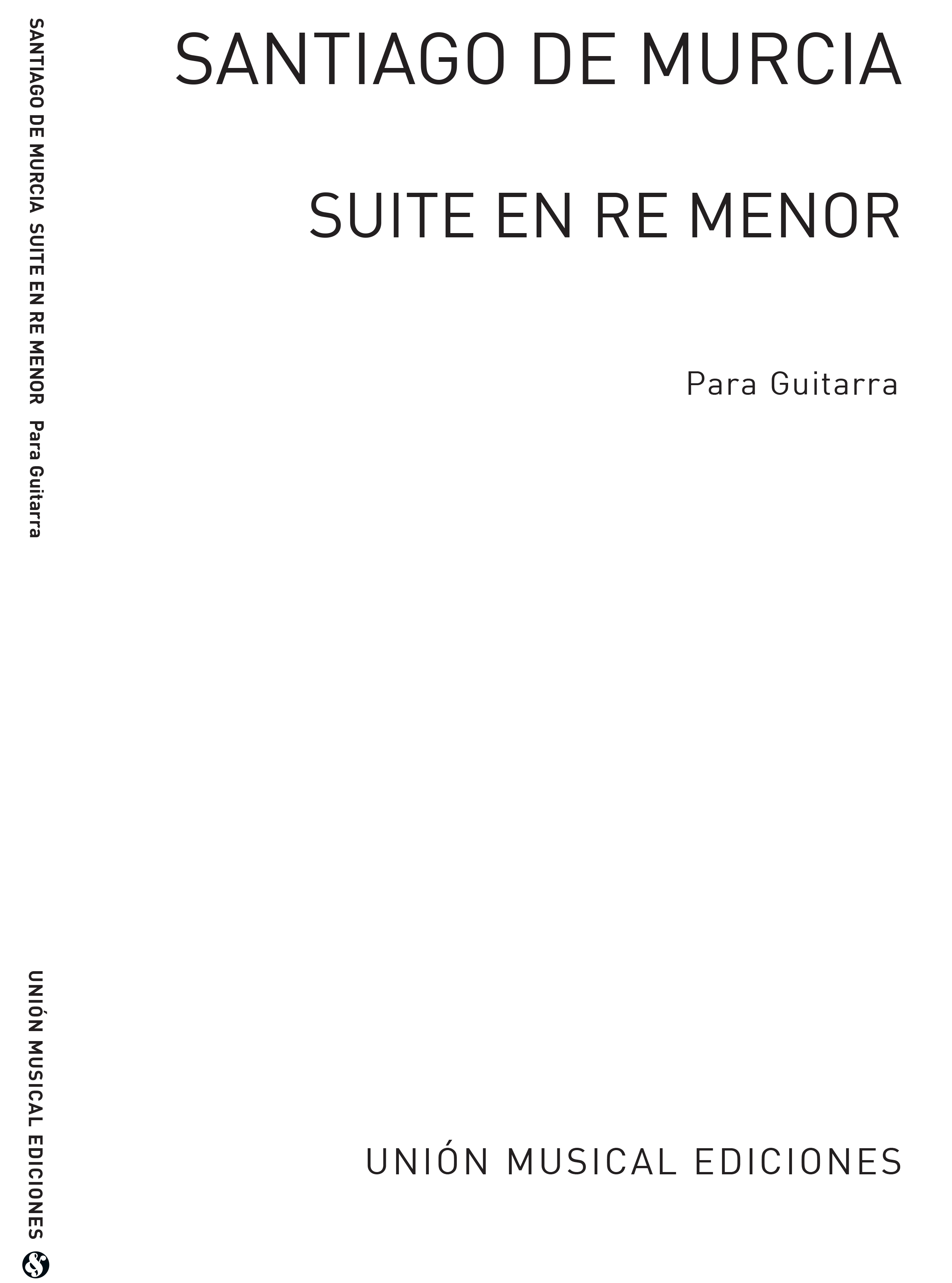 Murcia: Suite En Re Menor (Azpiazu) for Guitar