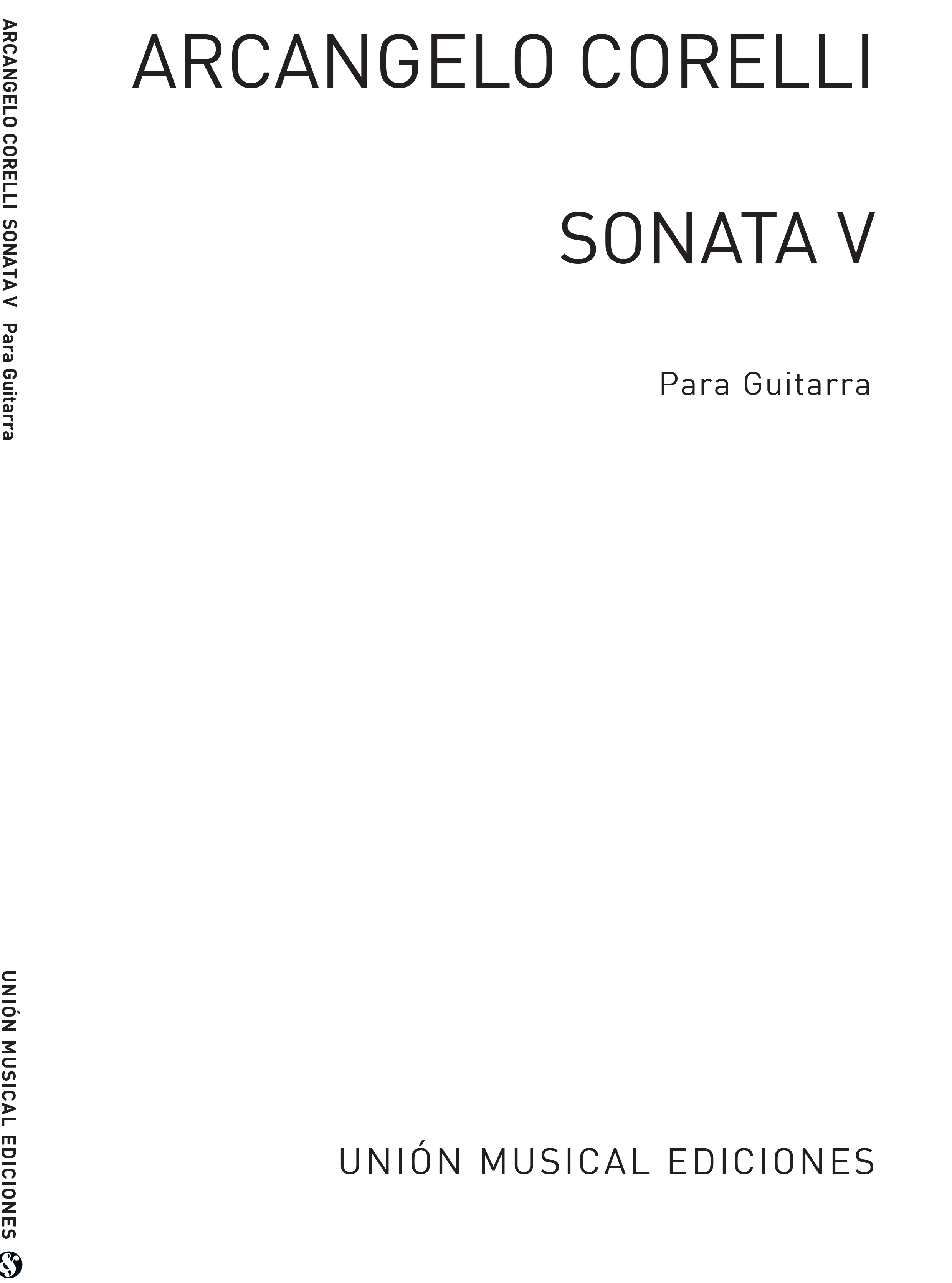 Corelli: Sonata V (Azpiazu) for Guitar