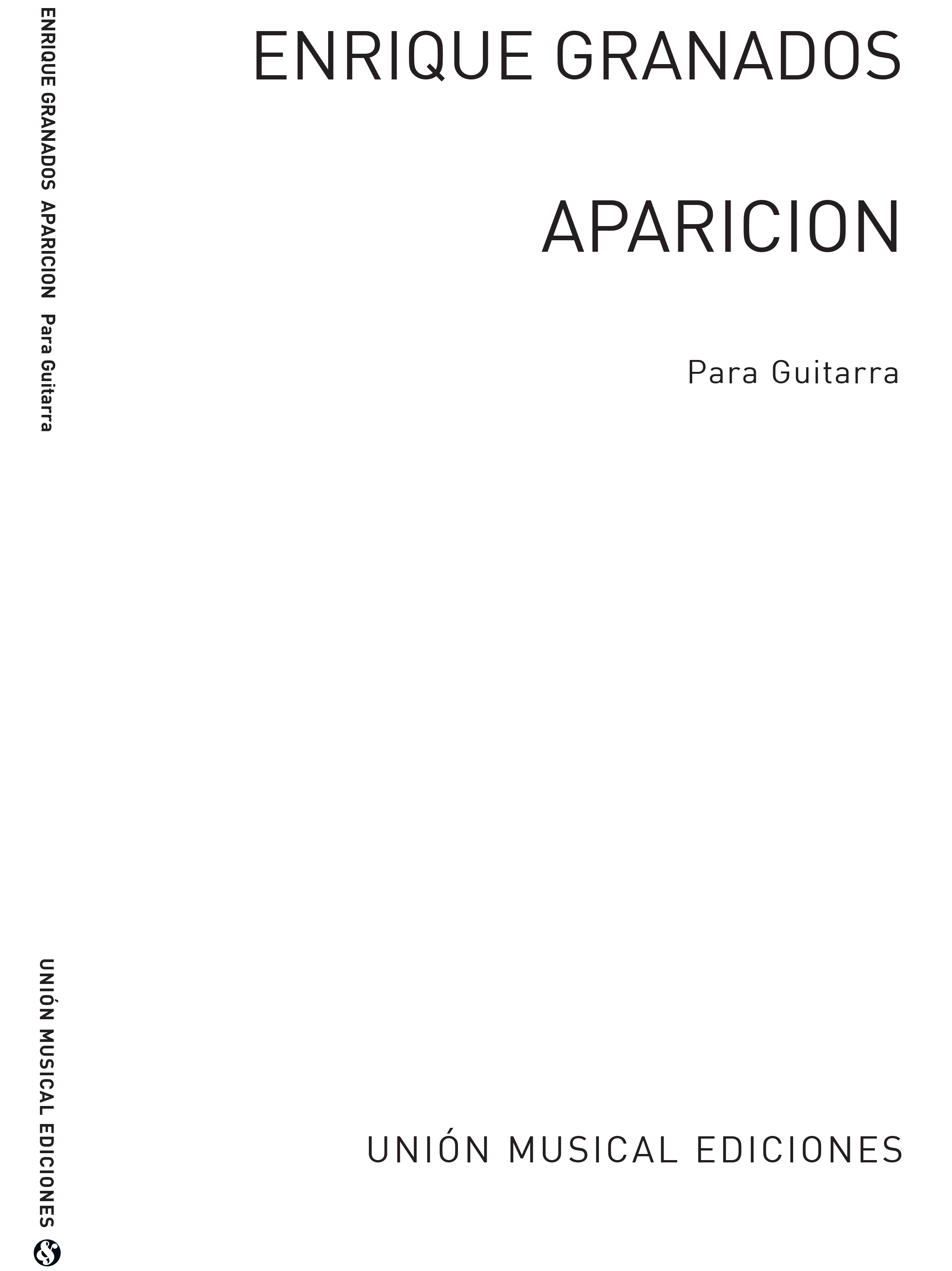 Granados: Aparicion (Azpiazu) for Guitar