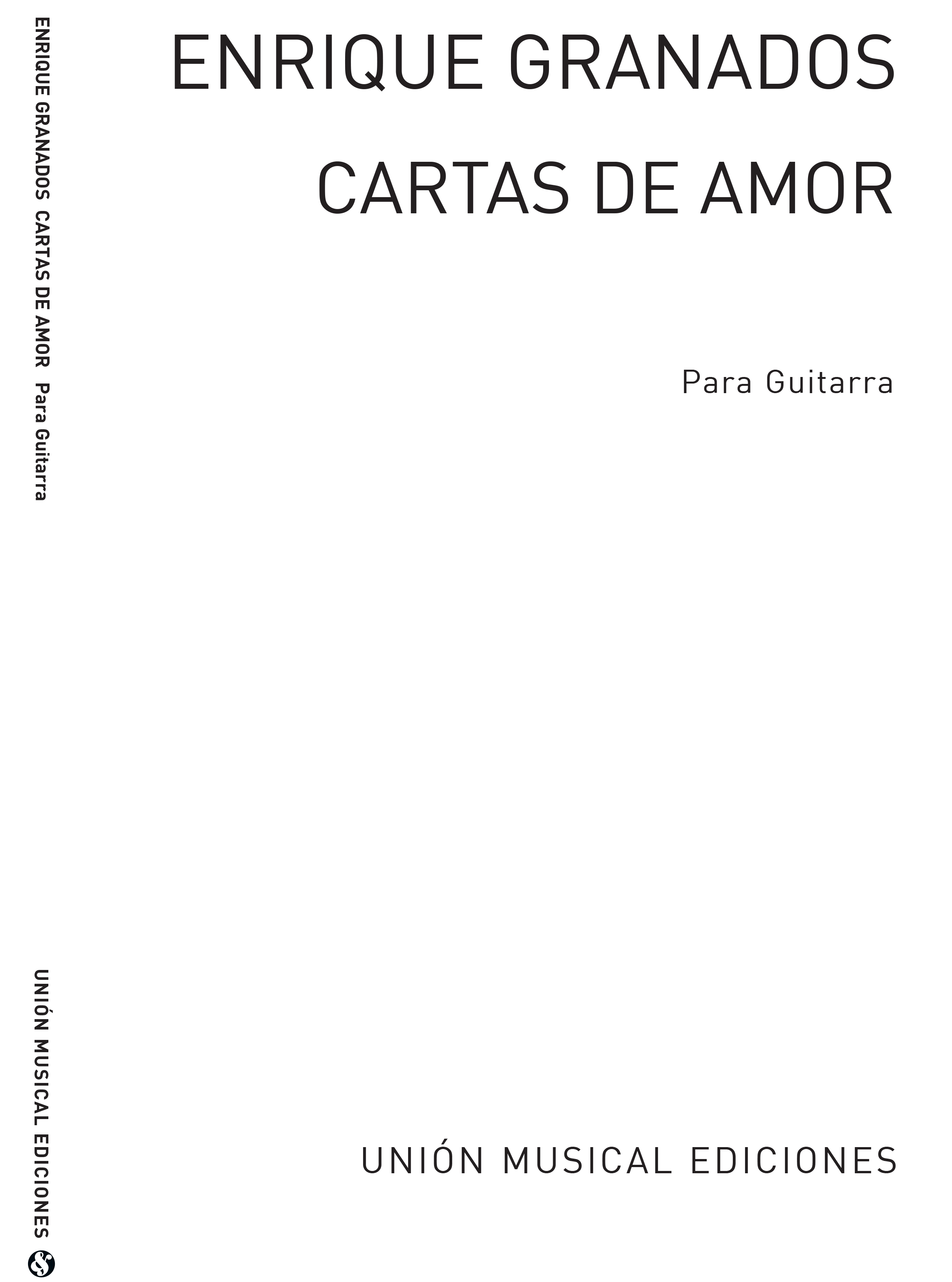 Granados: Cartas De Amor Valses Intimos Op.44 (Azpiazu) for Guitar