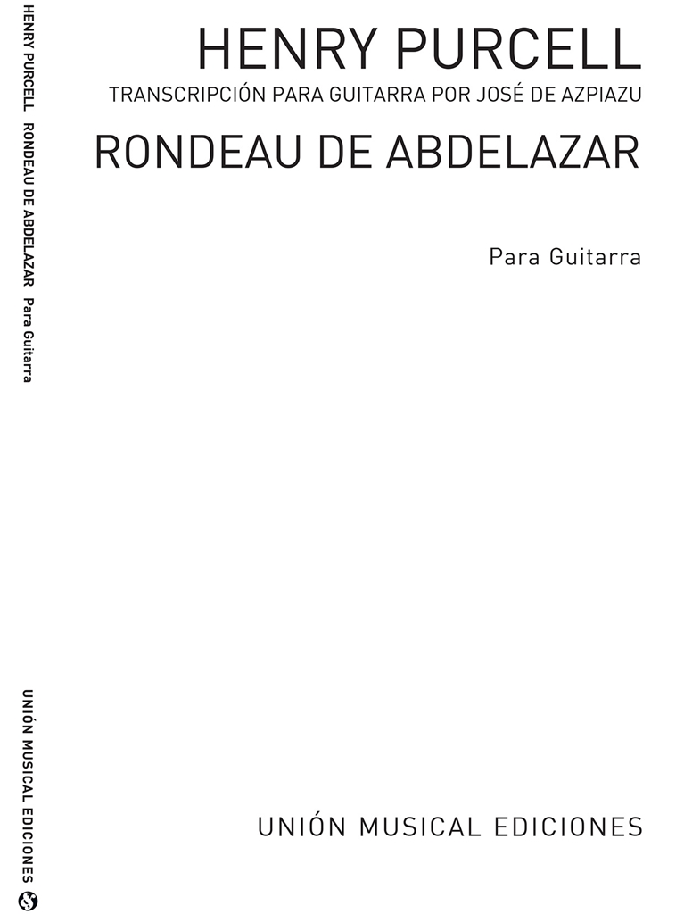 Henry Purcell: Rondeau De Abdelazar (Azpiazu) for Guitar