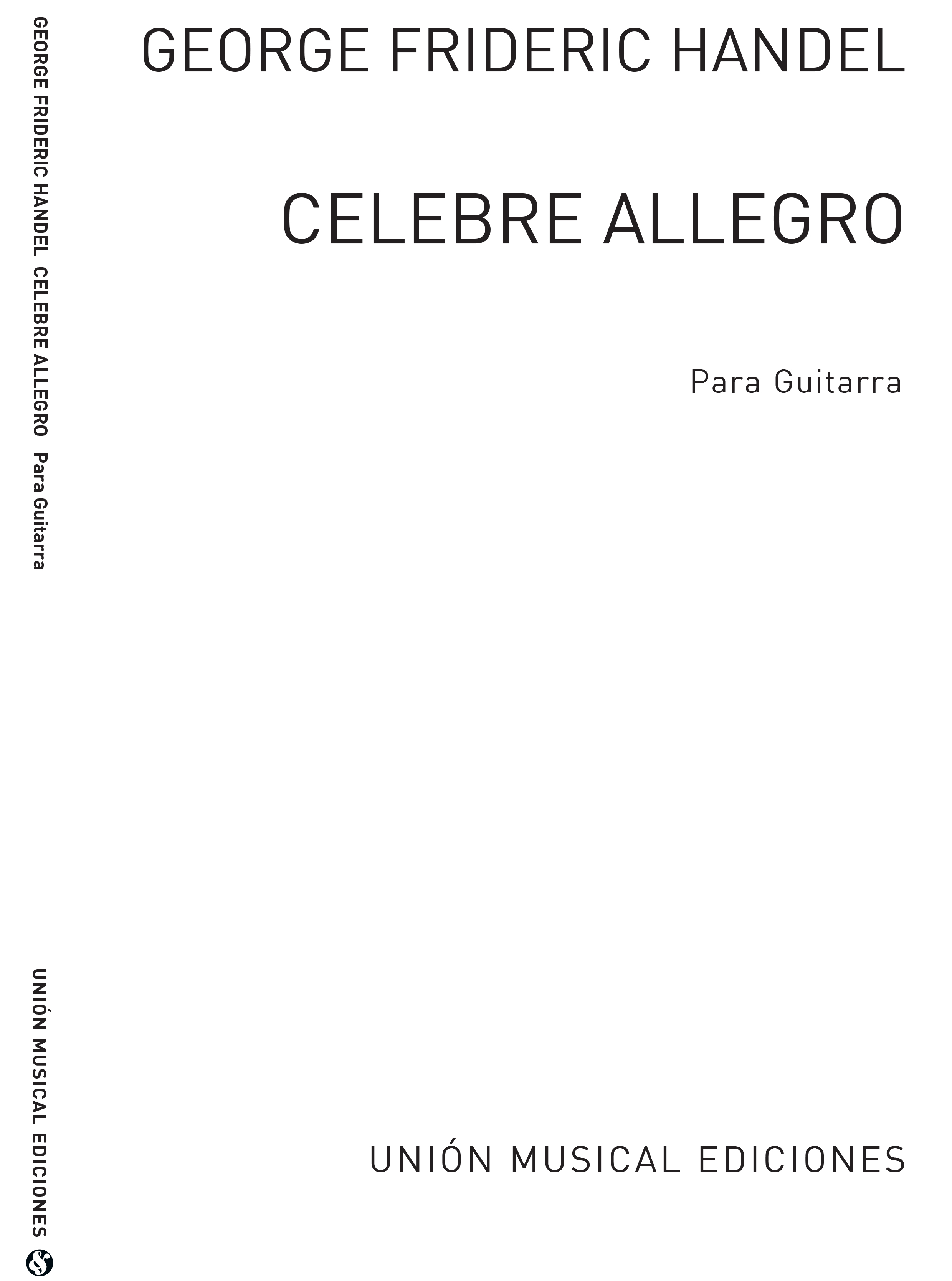 Haendel: Celebre Allegro (Azpiazu) for Guitar