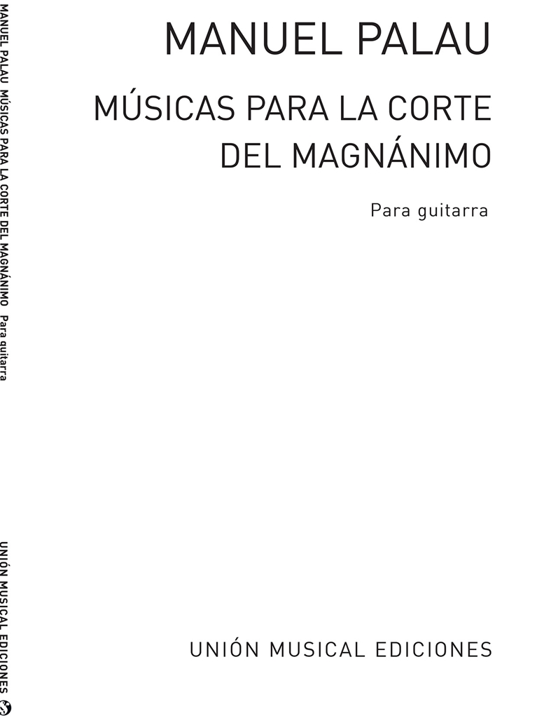 Palau: Musicas Para La Corte Del Magnanimo for Guitar