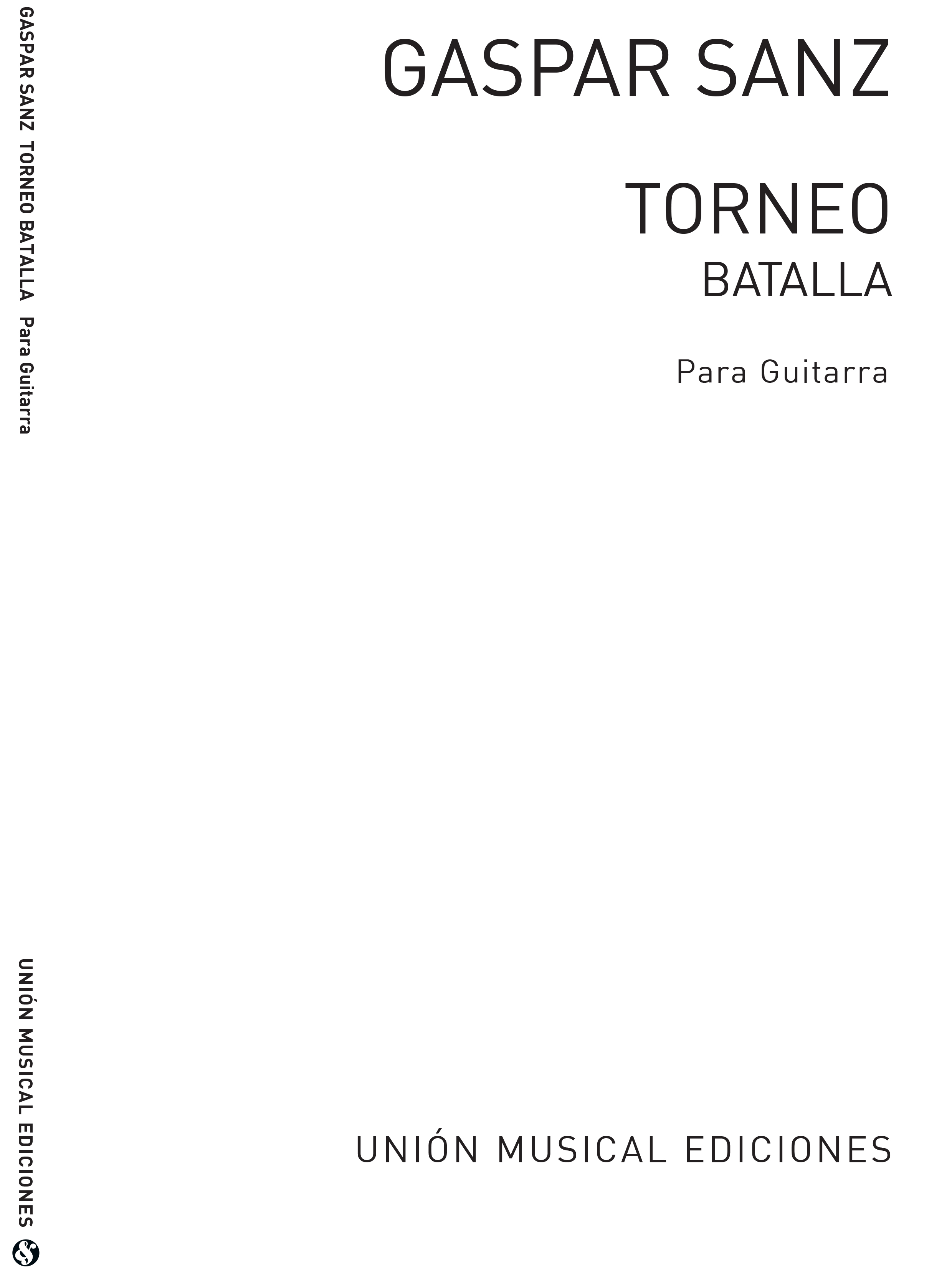 Sanz: Batalla/Torneo (Tarrago) for Guitar