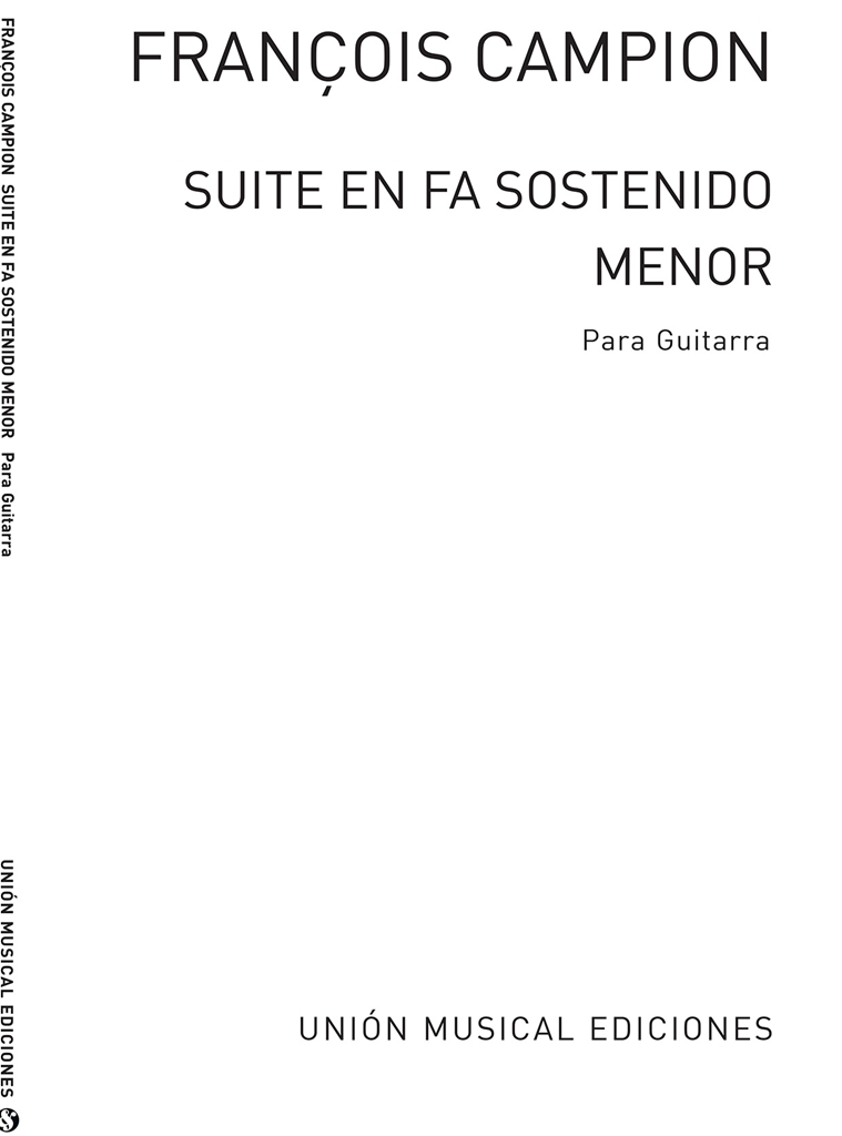 Campion: Suite En Fa Sostenido Menor (Gousse) for Guitar