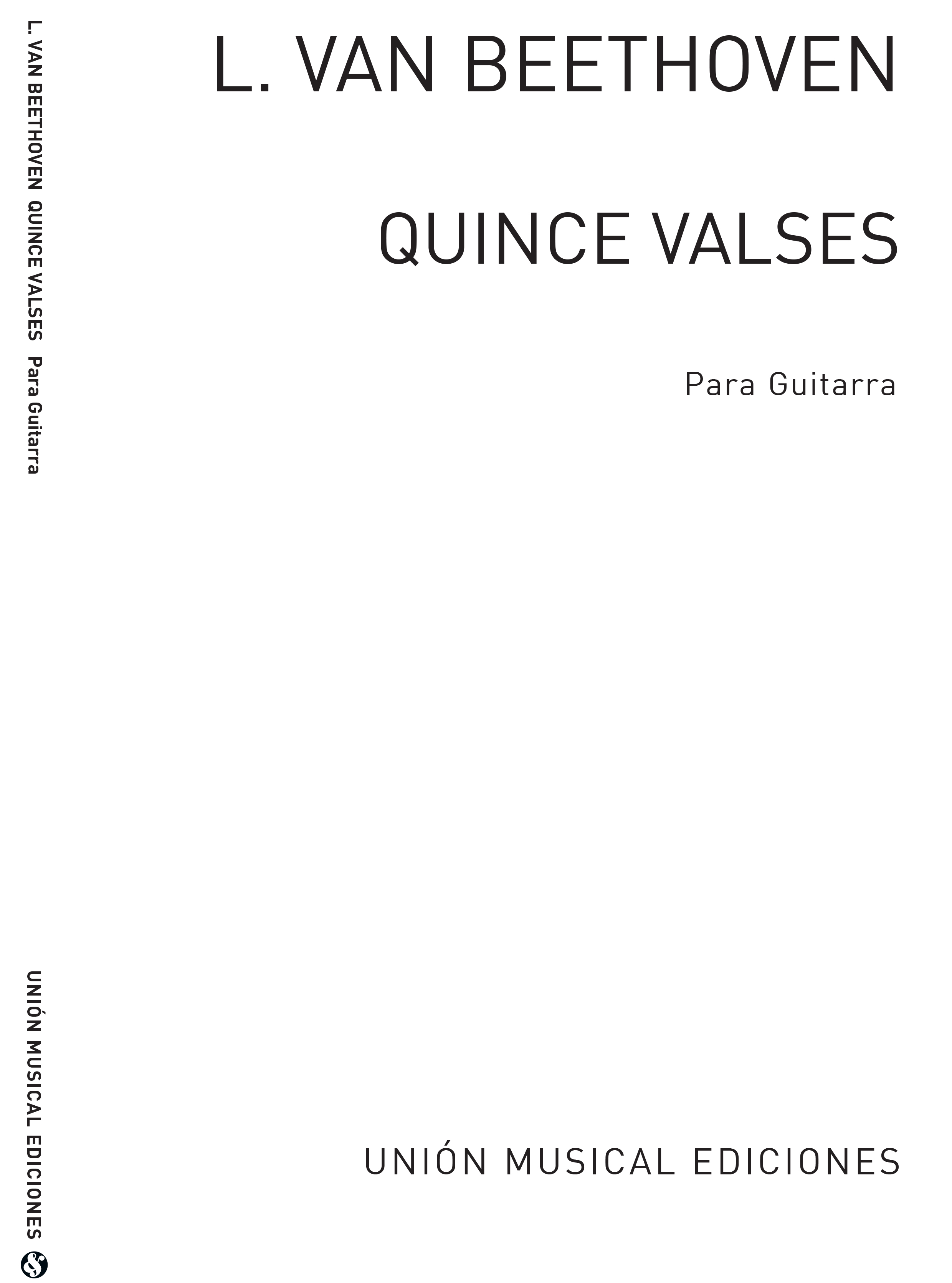 Beethoven: Quince Valses (Herrero) for Guitar