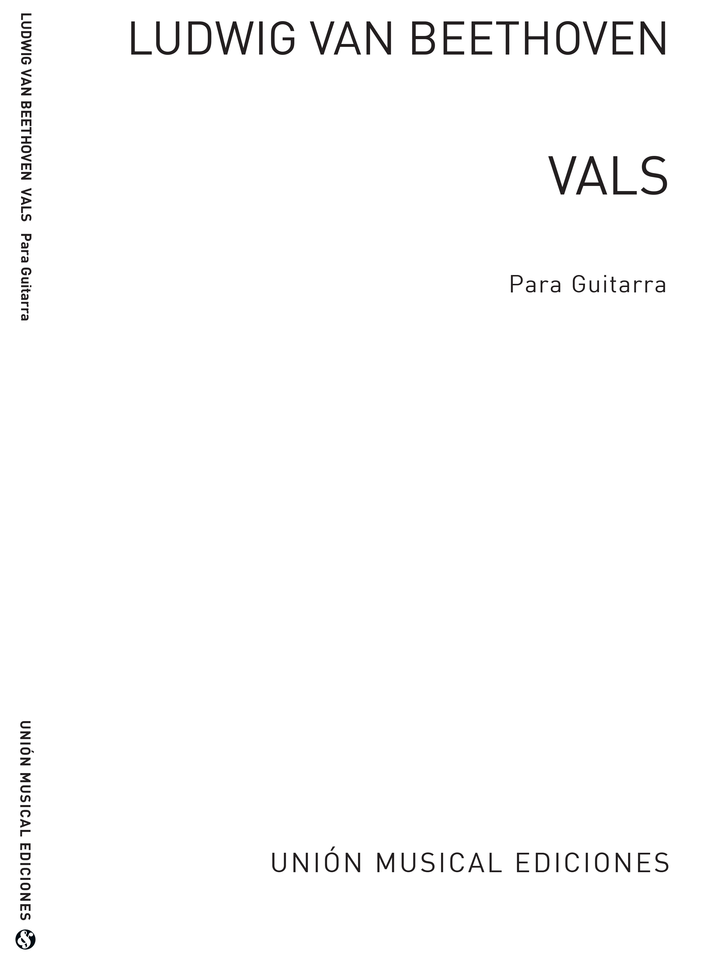 Beethoven: Vals (Garcia Velasco) Guitar