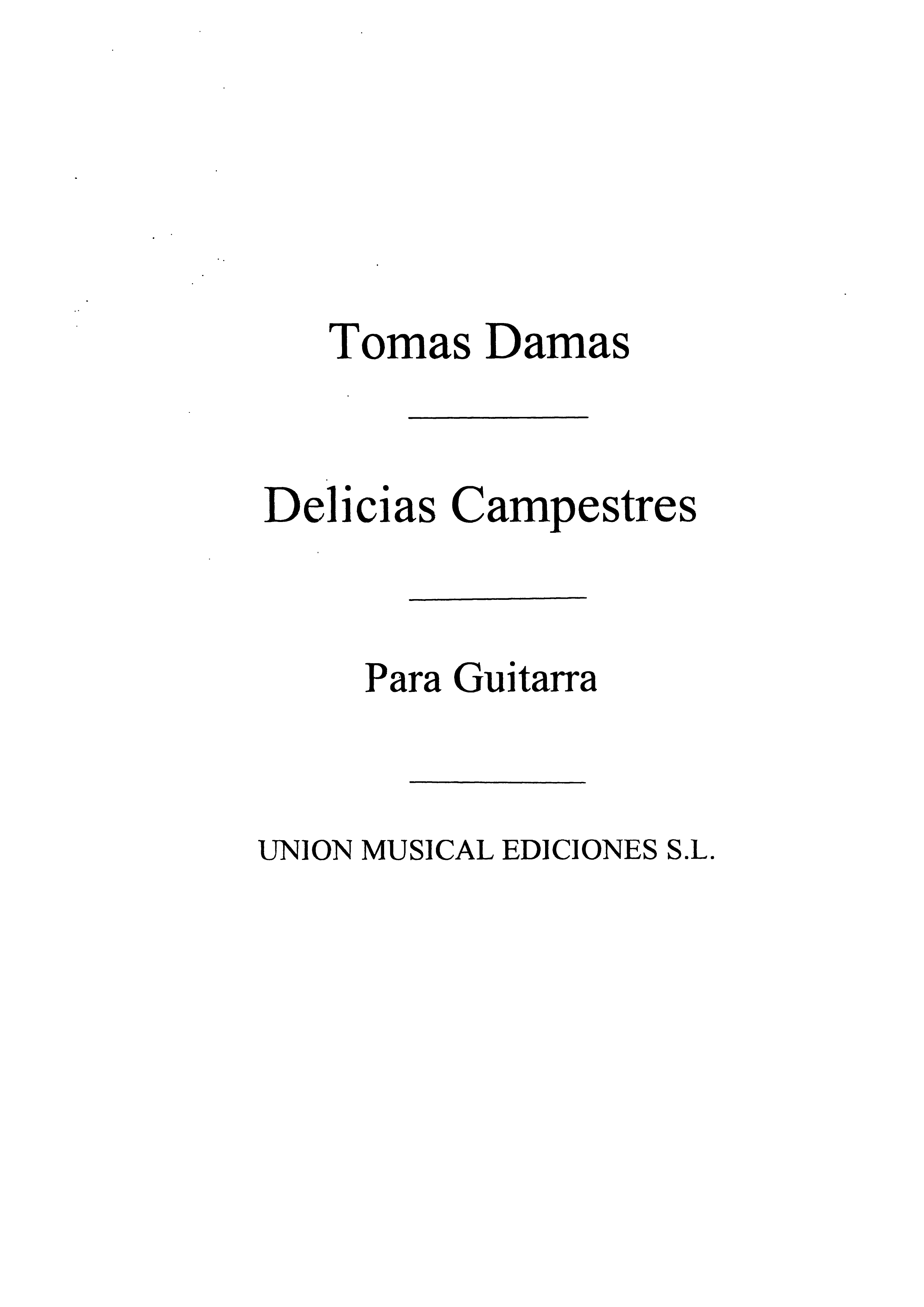 Damas: Delicias Campestres