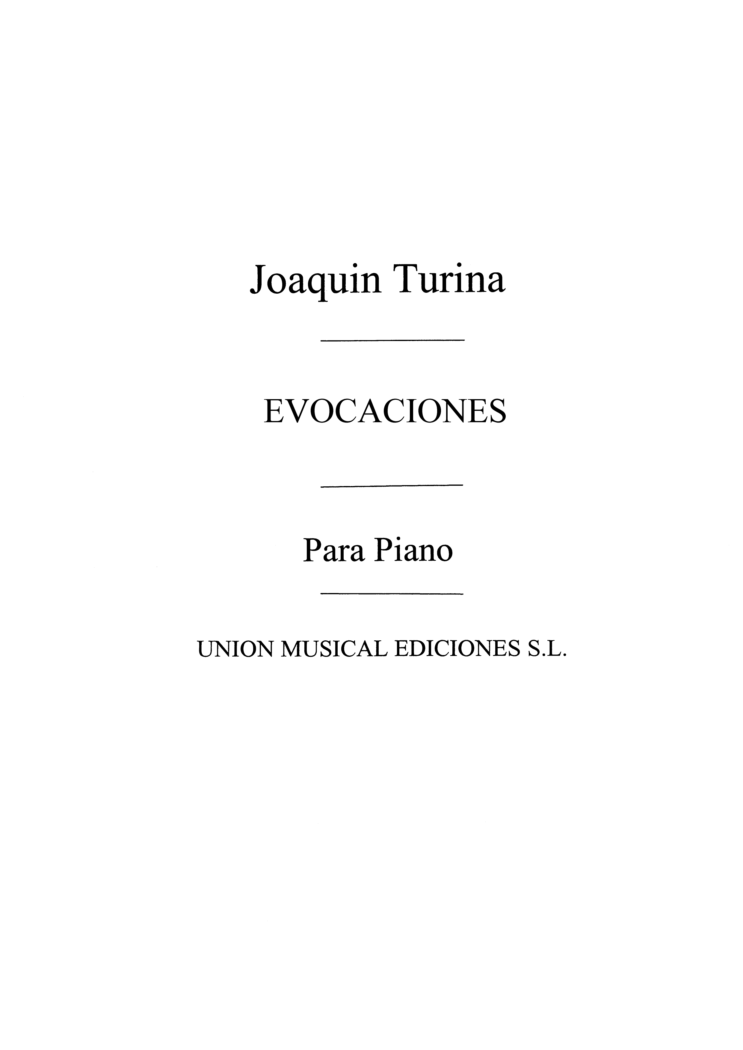 Turina: Evocaciones from Tres Piezas Op.46 for Piano