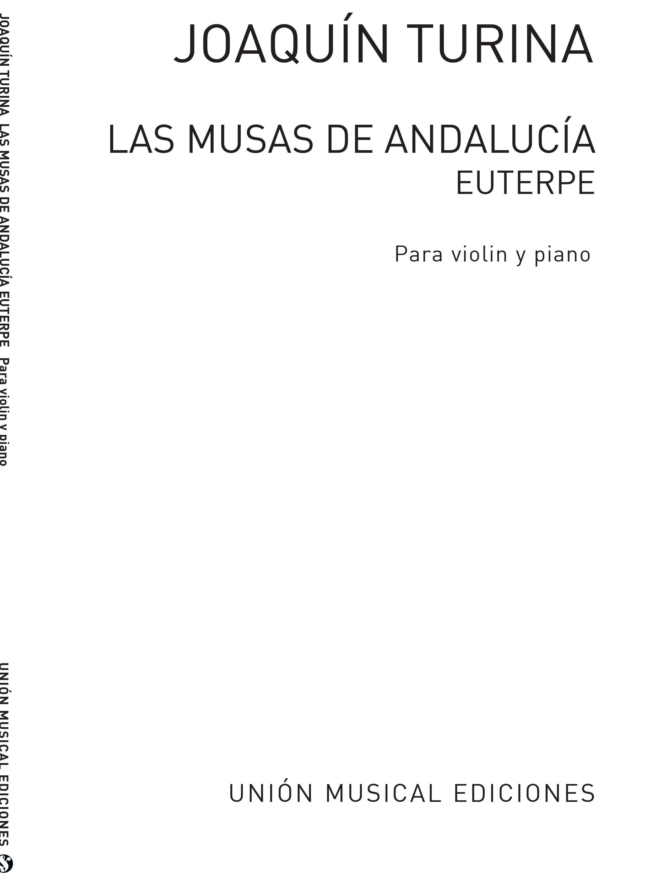 Turina Musa De Andalucia No2 Euterpe Piano