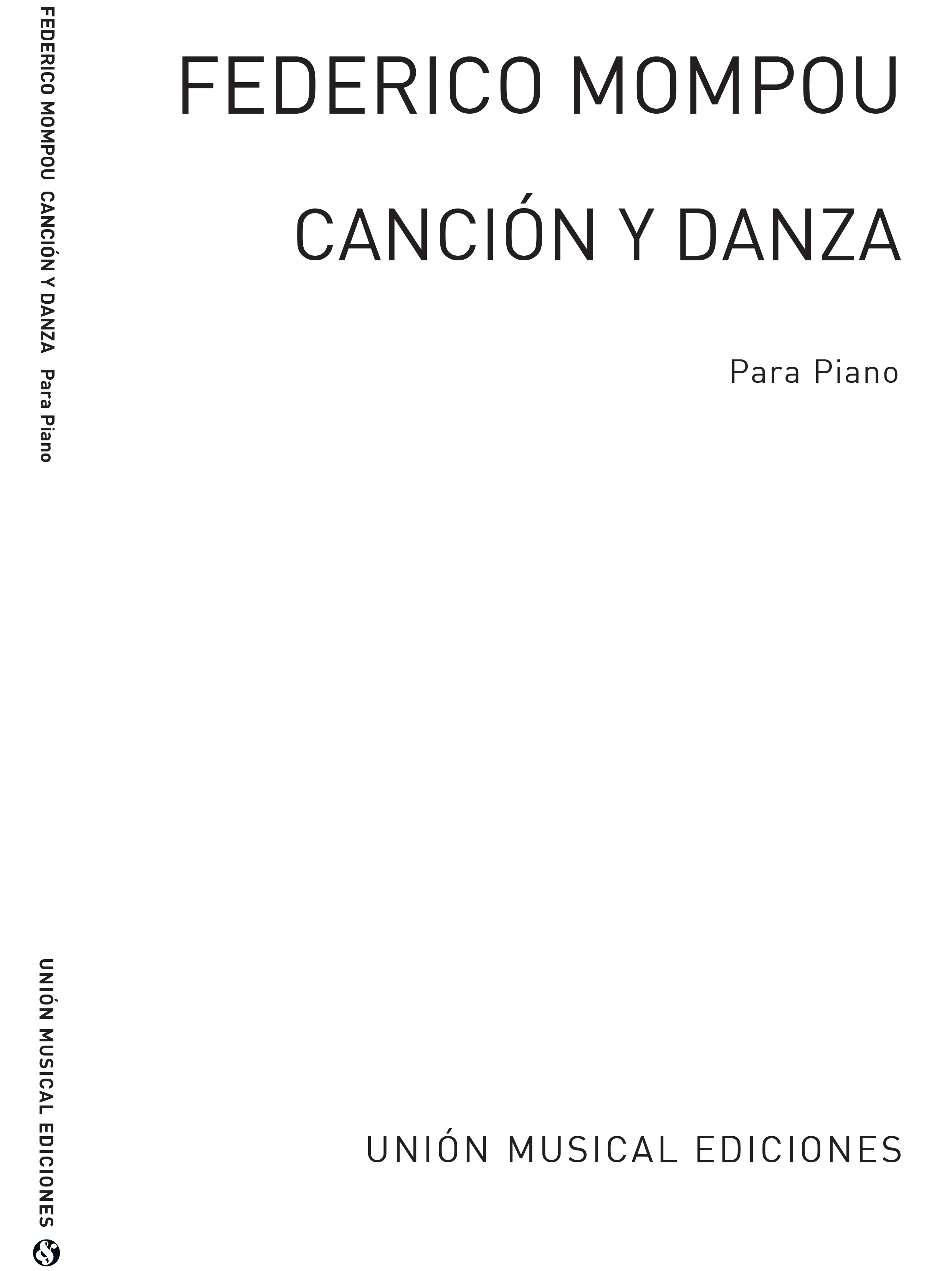 Mompou Cancion Y Danza No.3 Piano