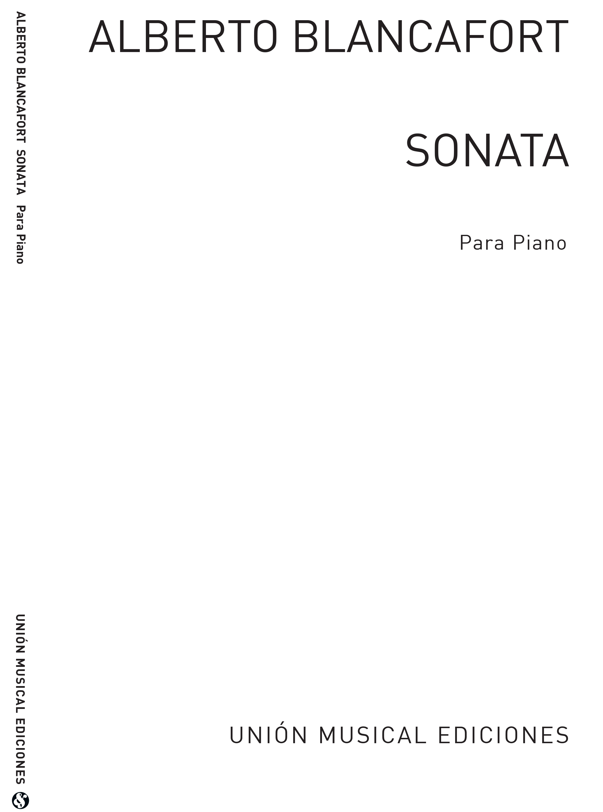 Blancafort: Sonata for Piano