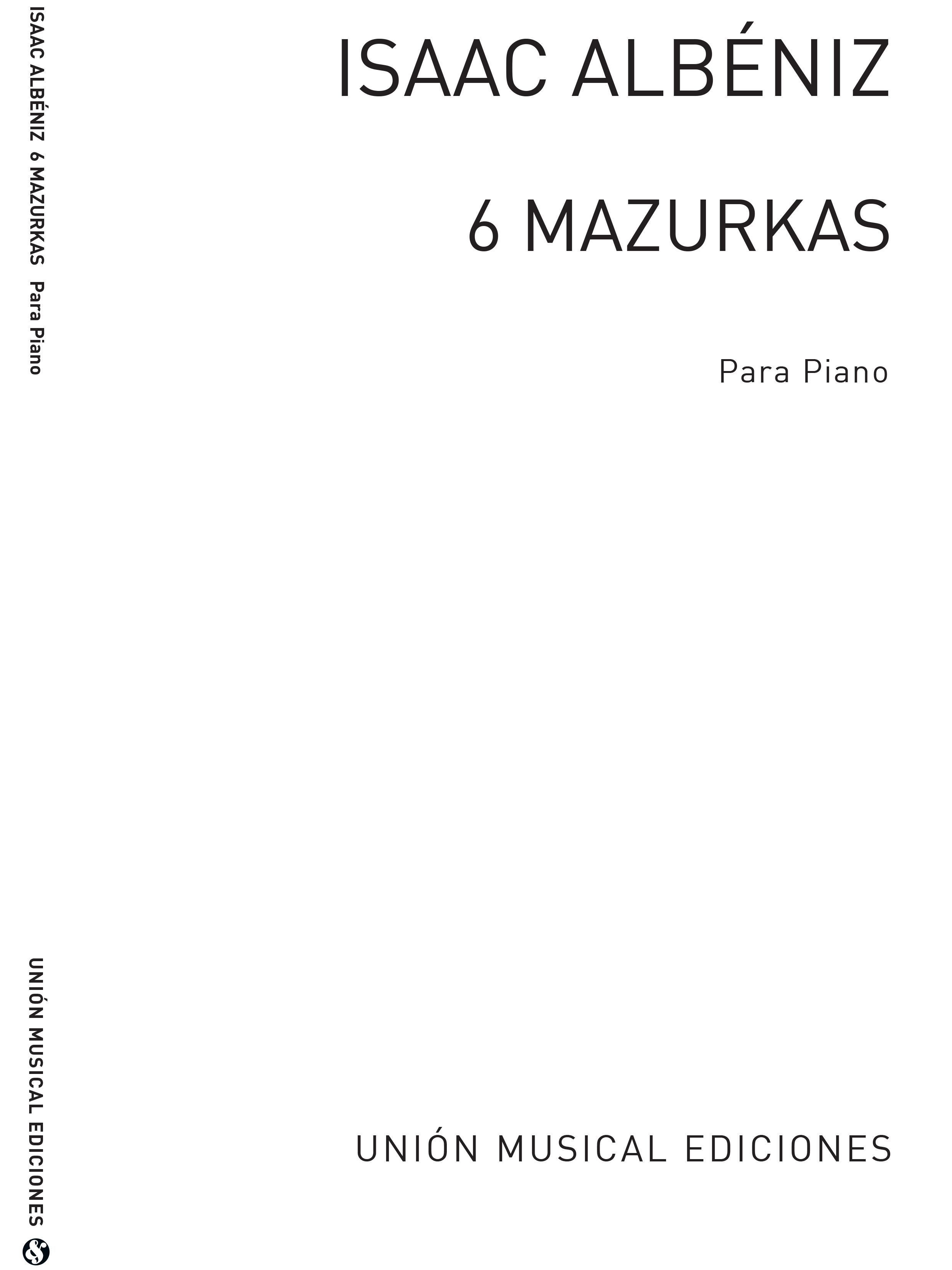 Albeniz: Mazurkas De Salon Op.66 Complete for Piano