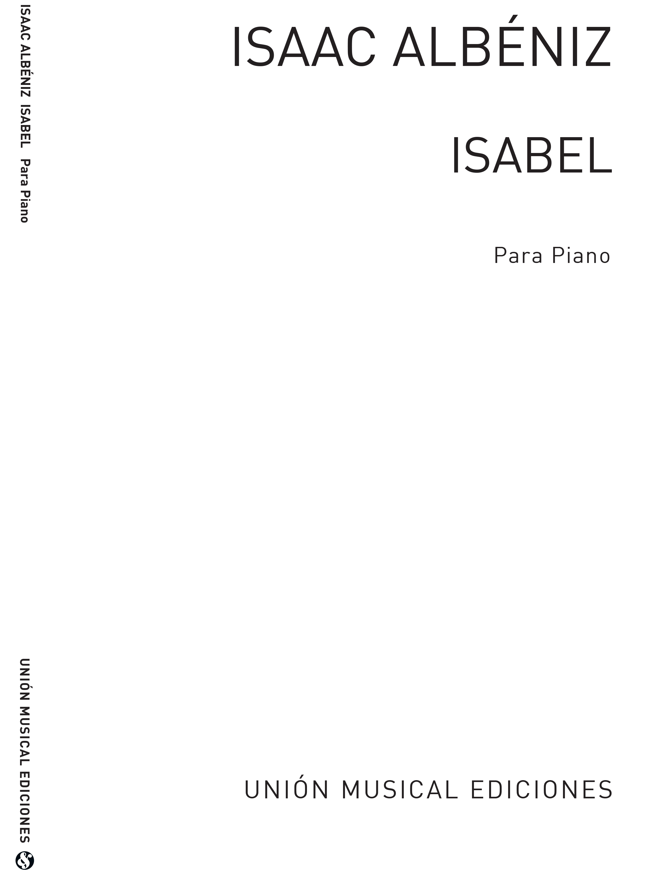 Albeniz: Isabel No1 from Mazurkas De Salon Op 66 for Piano