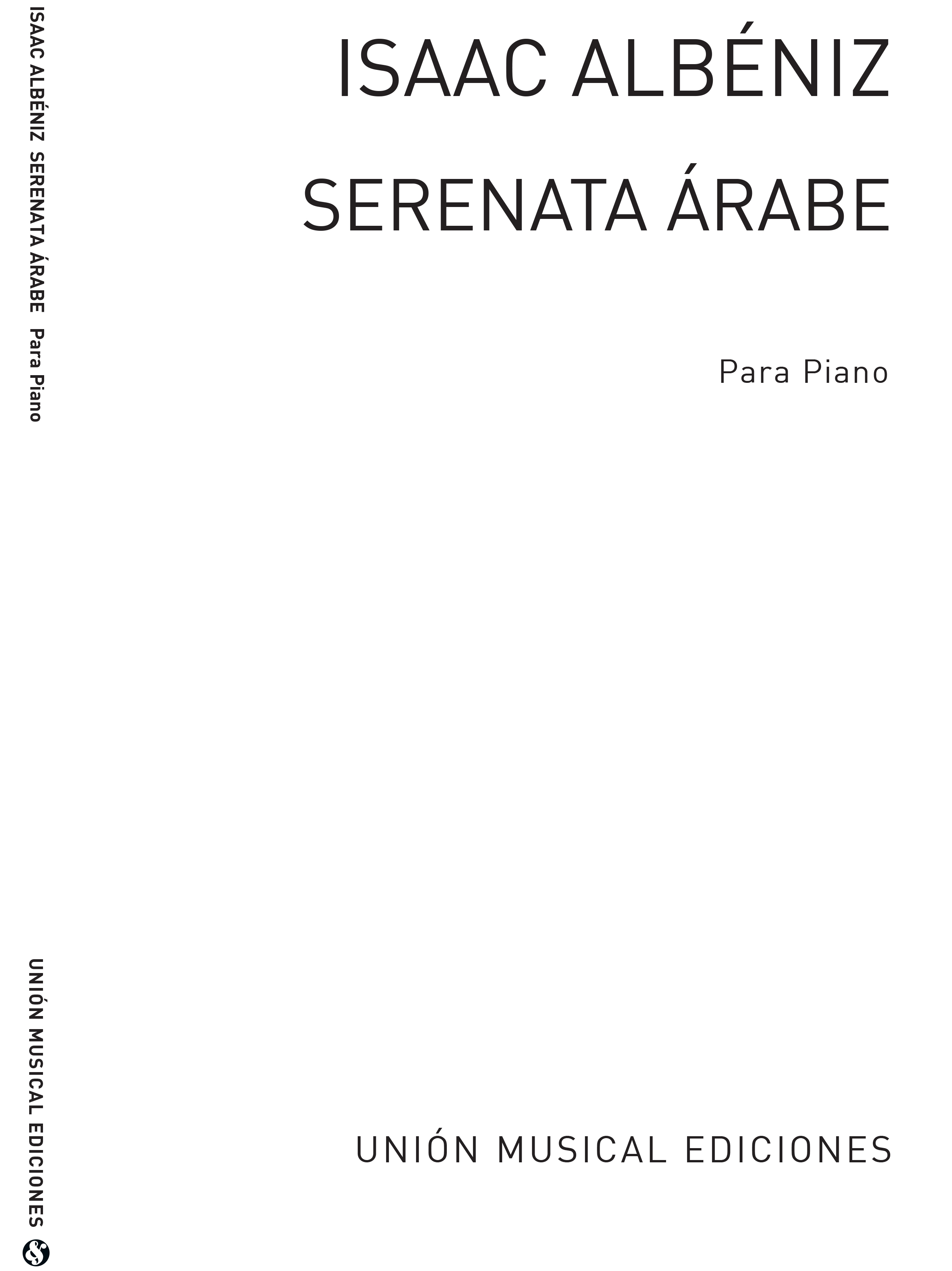 Albeniz: Serenata Arabe for Piano