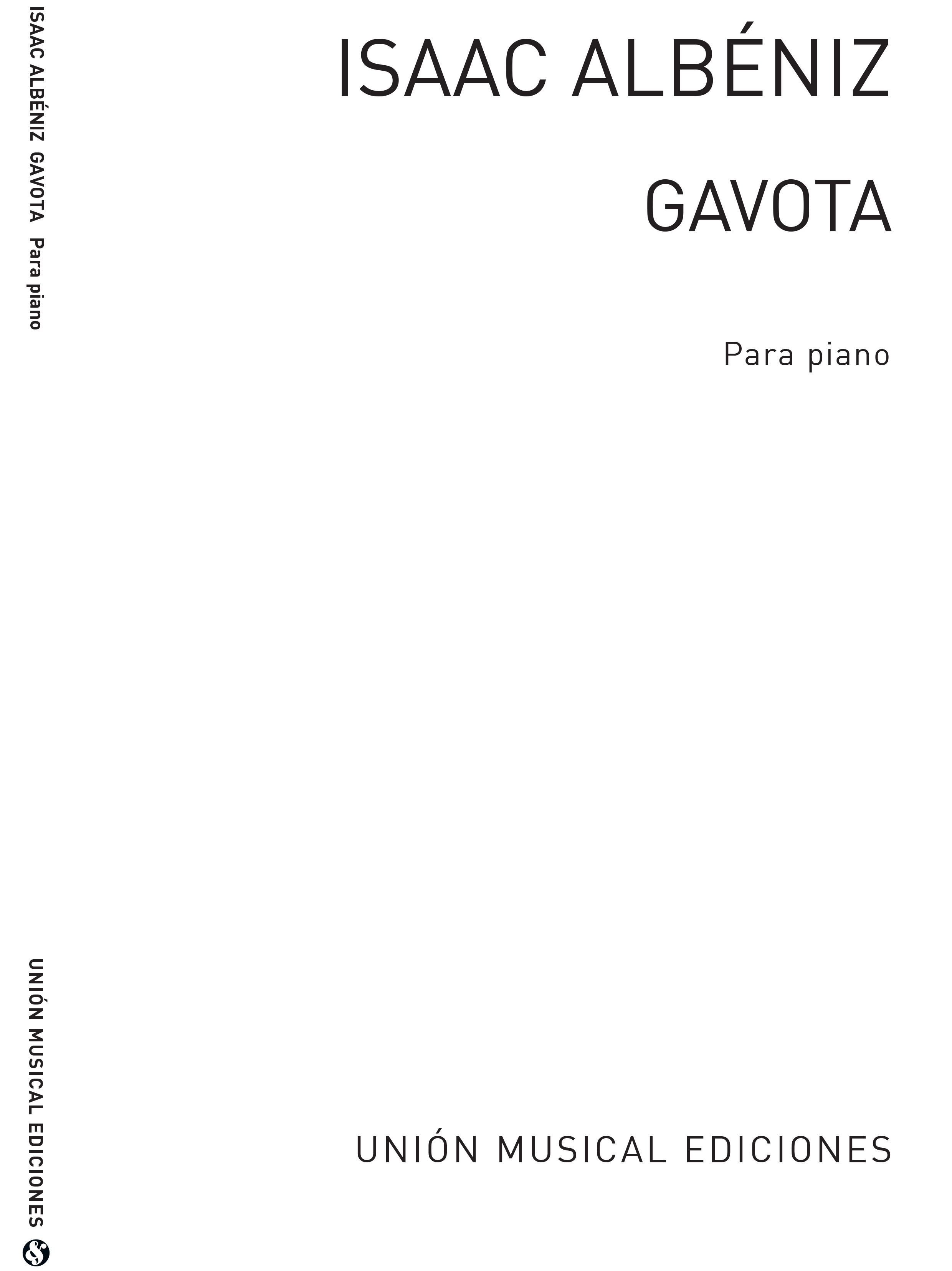 Albeniz: Gavota No.1 From Suite Ancienne Op.54 for Piano