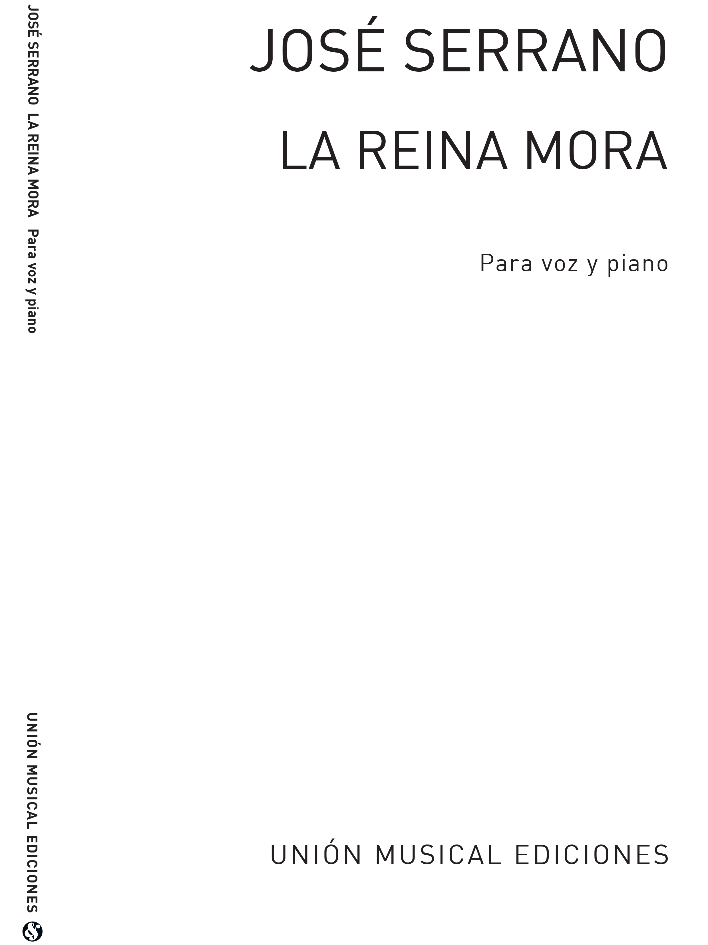 Serrano: La Reina Mora - Partitura