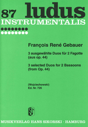 Franois Ren Gebauer: Three Duos From Op.44