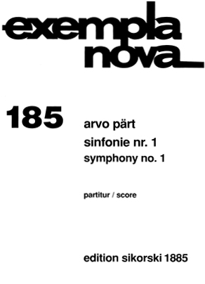 Arvo Prt: Sinfonie Nr. 1Score