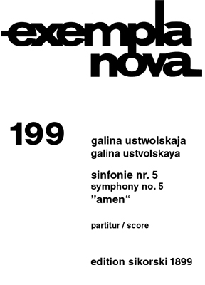 Galina Ustwolskaja: Sinfonie Nr. 5