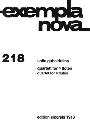 Sofia Gubaidulina: Quartett Fr 4 Flten