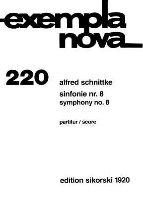 Alfred Schnittke: Sinfonie Nr. 8 (Score)