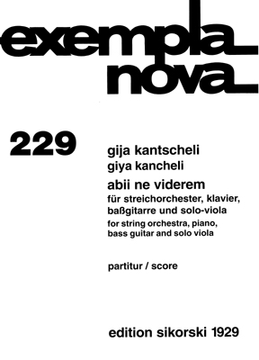 Kantscheli, Gija: Abii Ne Viderem