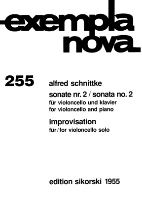 Alfred Schnittke: Sonate Nr. 2 / Improvisation