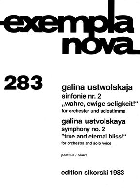 Galina Ustwolskaja: Sinfonie Nr. 2