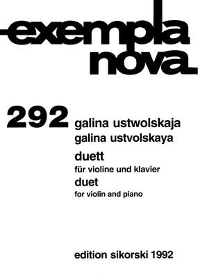 Galina Ustwolskaja: Duett