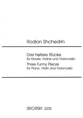 Rodion Shchedrin: 3 Cheerful Pieces For Piano Trio