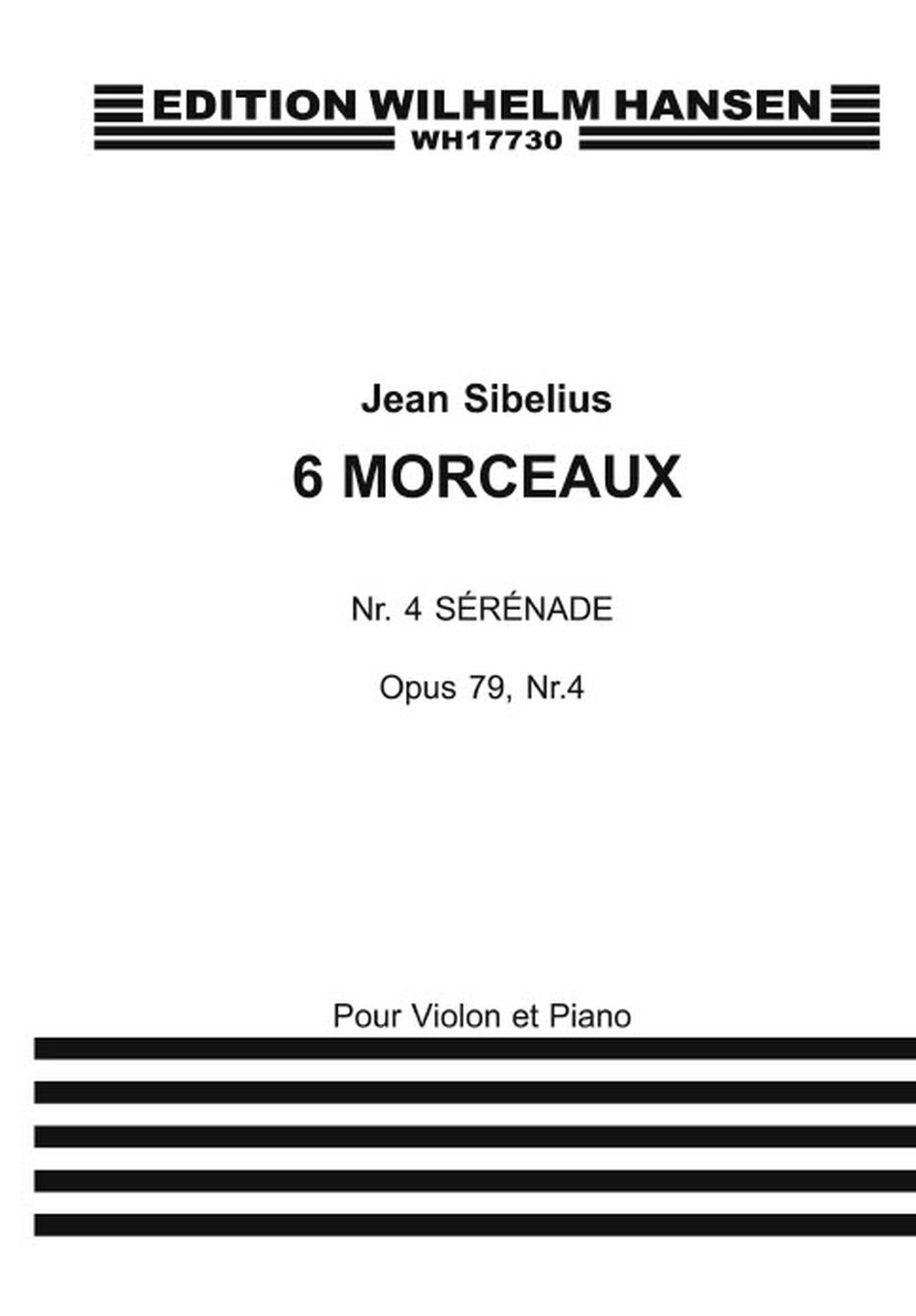 Jean Sibelius: Six Pieces Op.79 No.4 'Serenade'