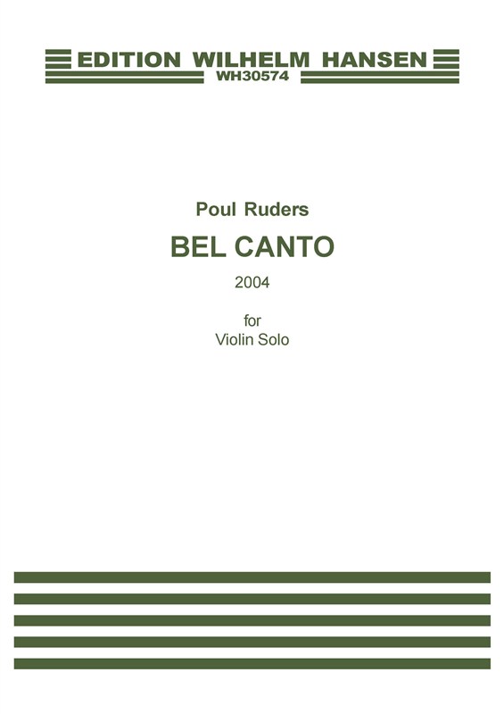 Poul Ruders: Bel Canto