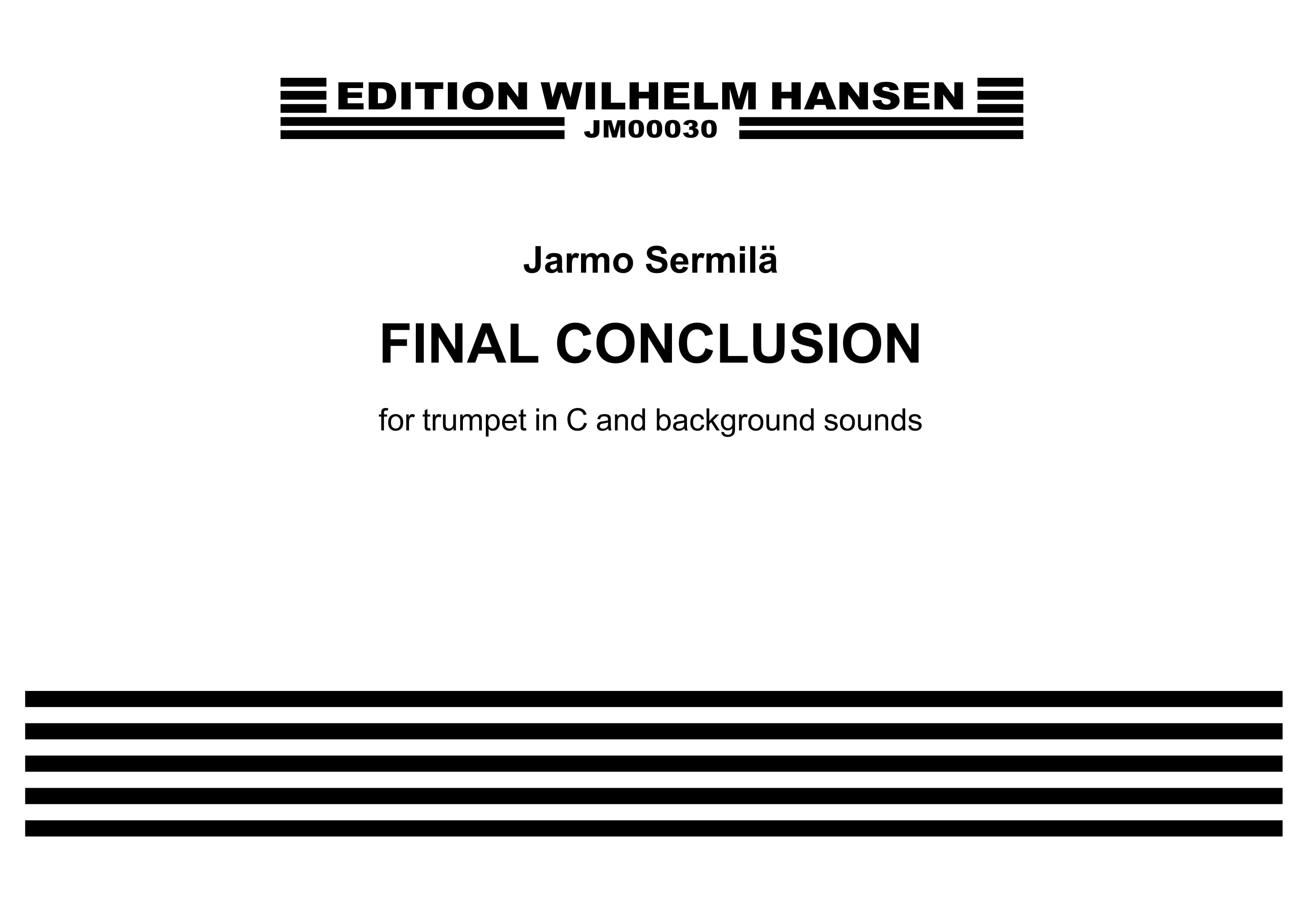 Jarmo Sermil: Final Conclusion (Score/CD)