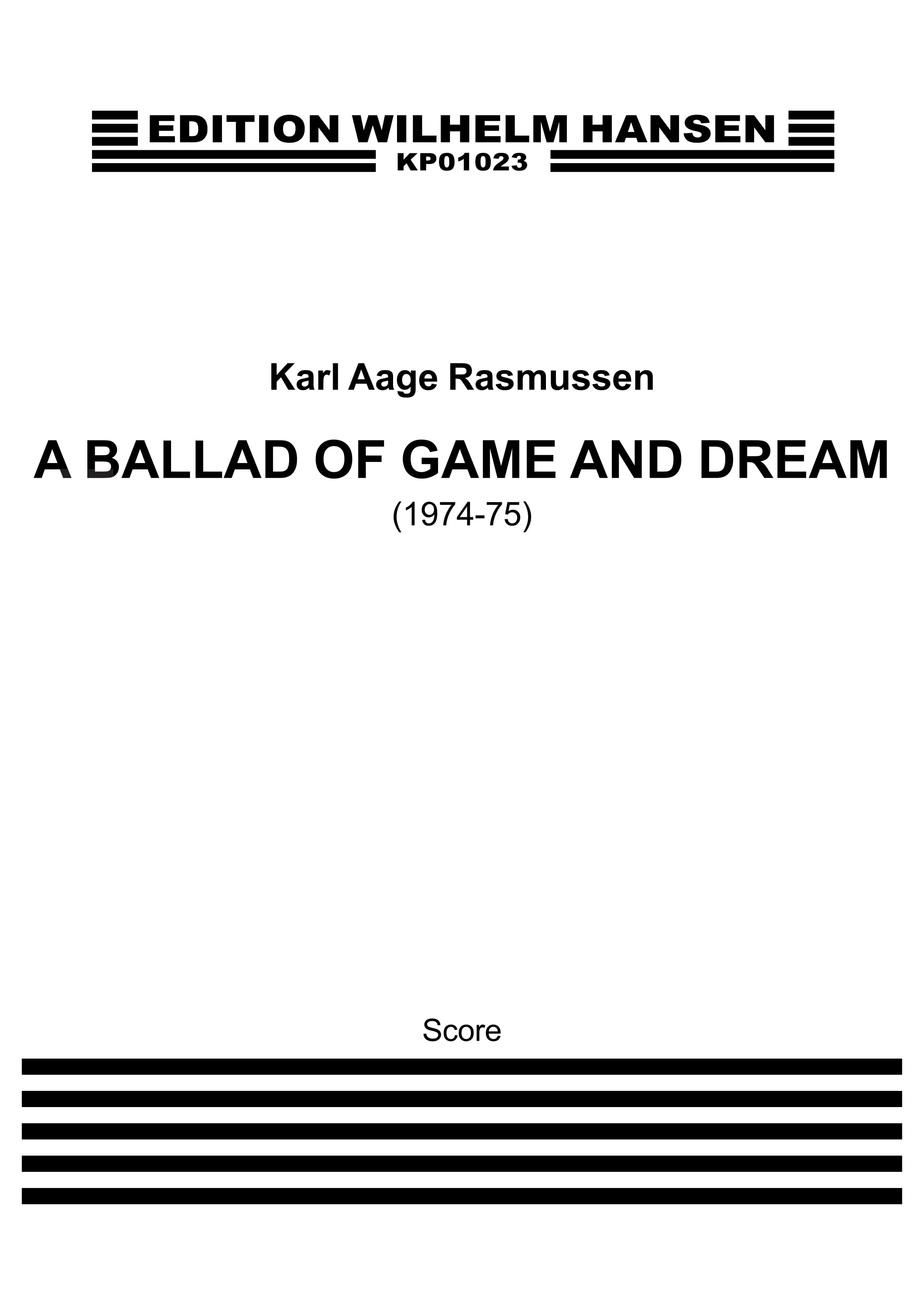 A Ballad Of Game And Dream