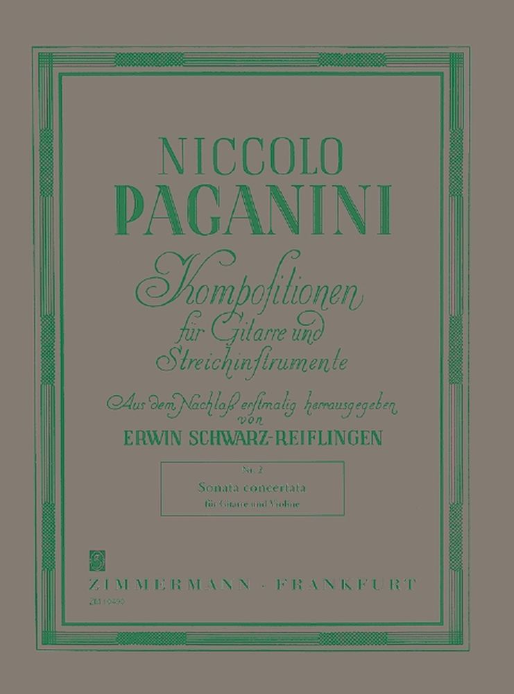 Niccolo Paganini: Sonata Concertate