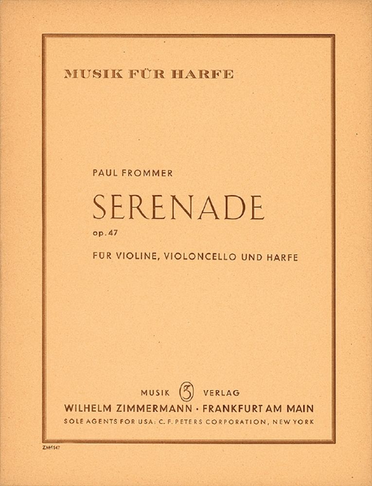 Frommer: Serenade Op 47