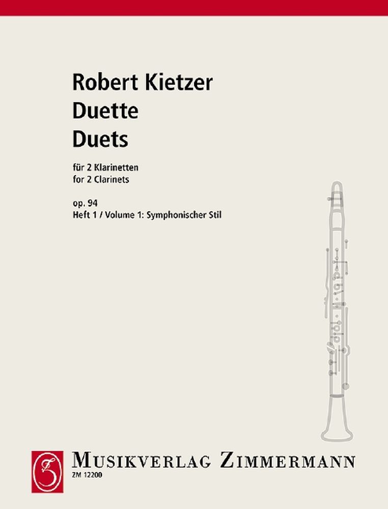 Kietzer: Duets Op 94 Book 1 - Symphonic Style