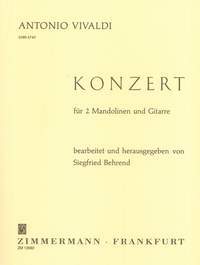 Antonio Vivaldi: Konzert Fur 2 Mandolinen Und Gitarre