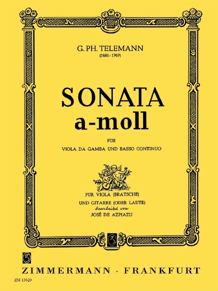 Georg Philipp Telemann: Sonata In A Minor