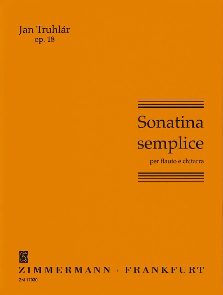 Truhlar: Sontaine Semplice Op 18