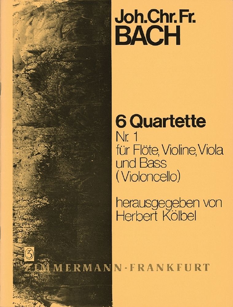 Bach, Jcf: Quartet No 1 D Major