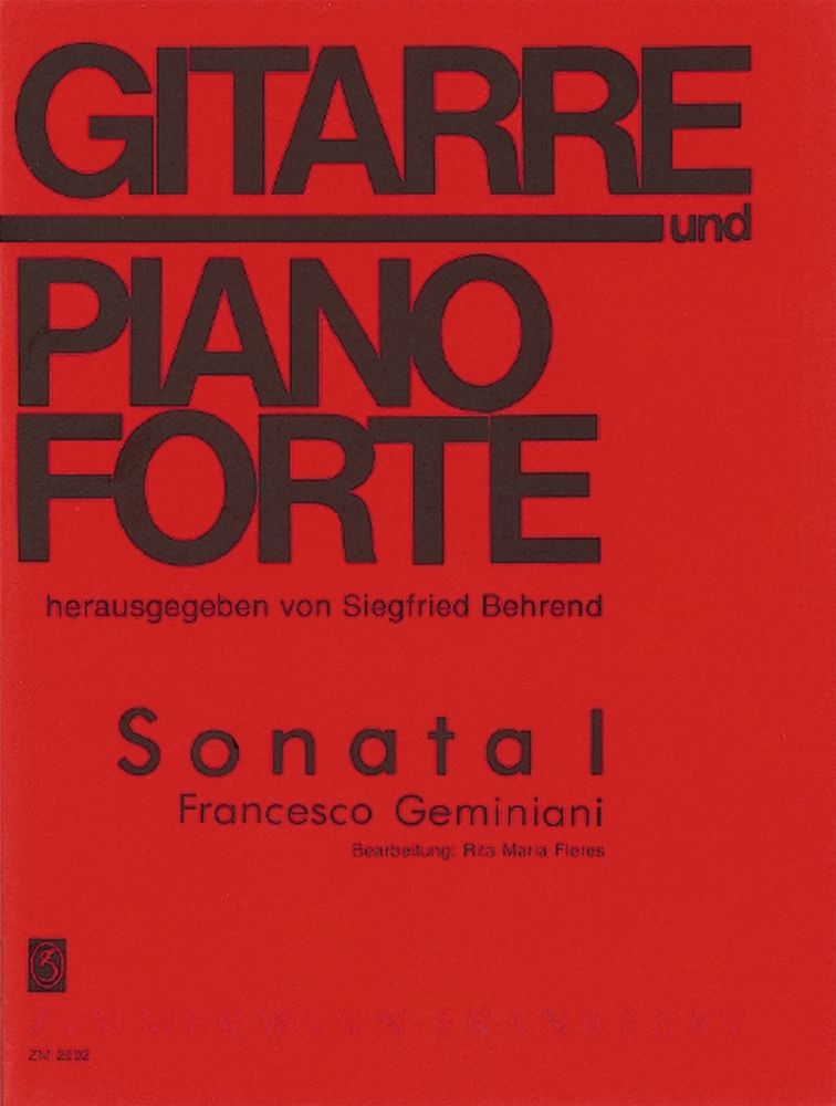 Geminiani: Sonata No 1