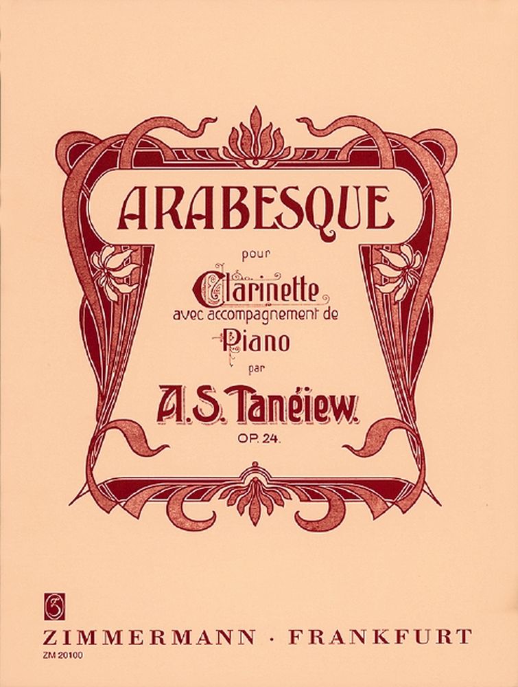 Taneiev, A: Arabesque Op 24