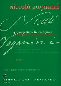 Niccolo Paganini: 24 Sonaten Fur Violine Und Gitarre - Heft II